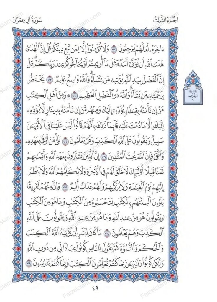 Surah Al Imran faizeislam (9)