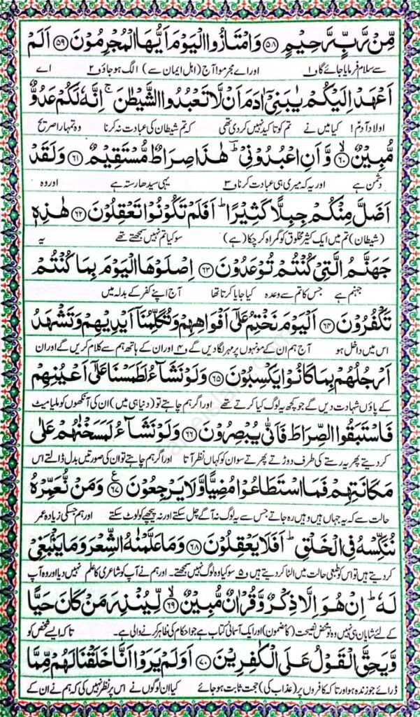 surah yaseen 6